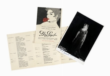  Callas Maria : Ritratto fotografico con dedica e firma autografa. Musica, Musica,  [..]