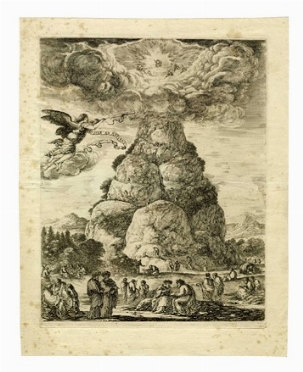  Stefano Della Bella  (Firenze, 1610 - 1664) : Il monte dei filosofi (ovvero il Parnaso).  - Asta Arte Antica, Orientale, Moderna e Contemporanea [parte I] - Libreria Antiquaria Gonnelli - Casa d'Aste - Gonnelli Casa d'Aste