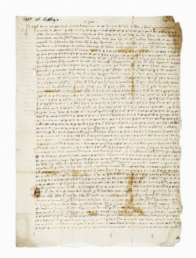 Lettera in parte cifrata a firma di Heinrighinus Panigarola inviata ai Capitani della citt di Milano.  - Asta Libri, autografi e manoscritti - Libreria Antiquaria Gonnelli - Casa d'Aste - Gonnelli Casa d'Aste