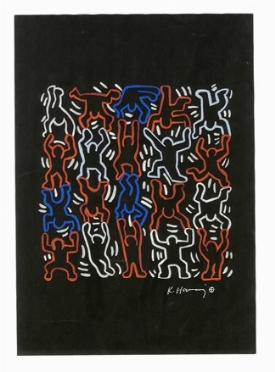  Keith Haring  (Reading, 1958 - New York, 1990) : Untitled.  - Auction Ancient, Oriental, Modern and Contemporary Art  [II part] - Libreria Antiquaria Gonnelli - Casa d'Aste - Gonnelli Casa d'Aste