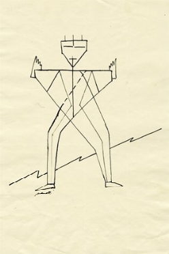  Nerino Nannetti (Neri)  (Firenze, 1889 - 1982) : Figura futurista.  - Asta Arte  [..]