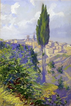  Pietro D'Achiardi  (Pisa, 1879 - Roma, 1940) : Volterra.  - Asta Arte Antica, Moderna  [..]