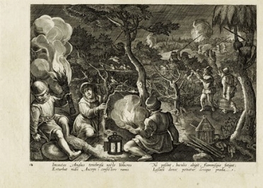  Jan Van der Straet (detto Stradano)  (Bruges, 1523 - Firenze, 1605) [da] : La caccia  [..]