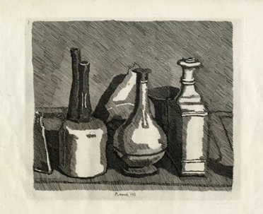  Giorgio Morandi  (Bologna, 1890 - 1964) : Natura morta.  - Asta Arte Antica, Moderna  [..]