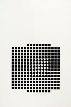  Victor Vasarely  (Pcs, 1906 - Parigi, 1997) : Eridan.  - Asta Arte Antica, Moderna  [..]