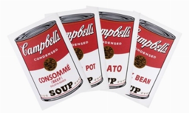  Andy Warhol  (Pittsburgh, 1928 - New York, 1987) [da] : Campbell's Soup. A Portfolio  [..]