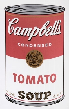  Andy Warhol  (Pittsburgh, 1928 - New York, 1987) [da] : Campbell's Soup. Tomato.  [..]