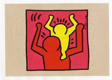  Keith Haring  (Reading, 1958 - New York, 1990) : Untitled.  - Asta Arte Antica,  [..]