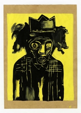  Jean-Michel Basquiat  (New York, 1960 - 1988) : Untitled (Self-portrait).  - Asta  [..]