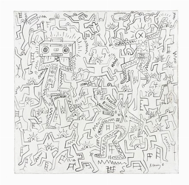  Keith Haring  (Reading, 1958 - New York, 1990) : Untitled.  - Asta Arte Antica,  [..]