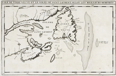  Jean-Frdric Bernard  (Velaux, 1683 - Amsterdam, 1744) : L'ile de Terre Neuve  [..]