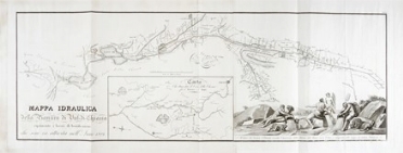  Stanislao Stucchi  (Milano,  - notizie fino al 1833, ) : Mappa idraulica della  [..]