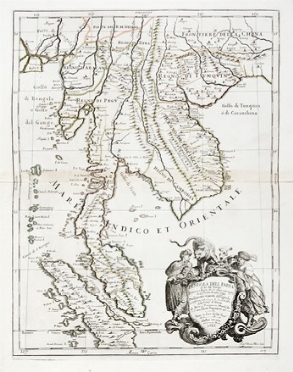  Giacomo Cantelli da Vignola  (Vignola, 1643 - Modena, 1695) : Penisola dell'India  [..]