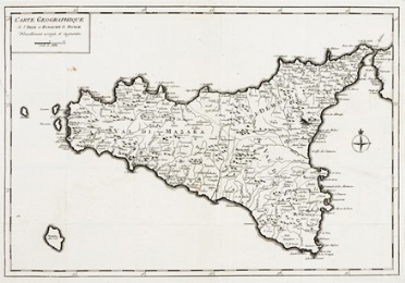  Pierre (del) Callejo Y Angulo : Carte geographique del'Isle et Royaume de Sicile.  [..]