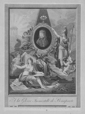  Jean-Baptiste-Marie Louvion  (Francia, 1740 - 1804) : A la Gloire Immortelle de Bonaparte.  - Asta Stampe e Disegni - Libreria Antiquaria Gonnelli - Casa d'Aste - Gonnelli Casa d'Aste