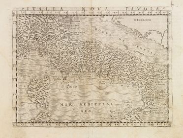  Gastaldi Giacomo : Italia Nova Tavola.  - Asta Stampe, disegni, carte geografiche e vedute - Libreria Antiquaria Gonnelli - Casa d'Aste - Gonnelli Casa d'Aste