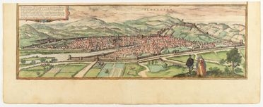  Braun Georg, Hogemberg Franz : Florentia.  - Auction Prints, Drawings, Maps and Views - Libreria Antiquaria Gonnelli - Casa d'Aste - Gonnelli Casa d'Aste