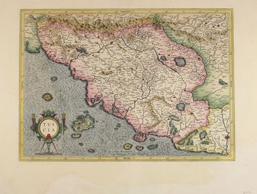  Mercatore Gherardo, Hondius Jodocus : Tuscia.  - Auction Prints, Drawings, Maps and Views - Libreria Antiquaria Gonnelli - Casa d'Aste - Gonnelli Casa d'Aste