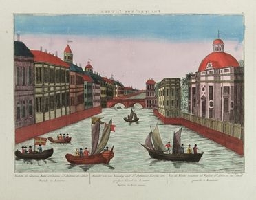  Antonio Piemontesi (detto Baseggio di Vienna) [da] : Veduta di Venezia Nova e Chiesa St. Antonio al Canal Grande in Livorno.  - Asta Stampe, disegni, carte geografiche e vedute - Libreria Antiquaria Gonnelli - Casa d'Aste - Gonnelli Casa d'Aste