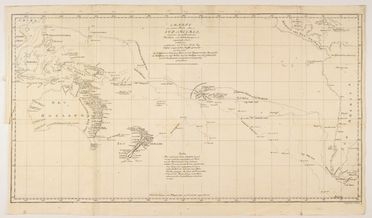  Glassbach Carl Christian : Charte von einem Theile des Süd-Meeres...  - Asta Stampe, disegni, carte geografiche e vedute - Libreria Antiquaria Gonnelli - Casa d'Aste - Gonnelli Casa d'Aste